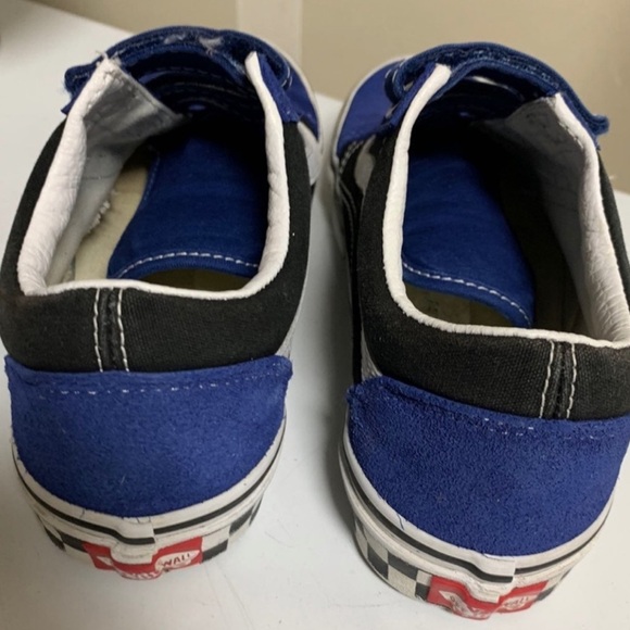 Classic Old Skool Classic Vans Blue/Black Sneakers Classic Design - Picture 7 of 10